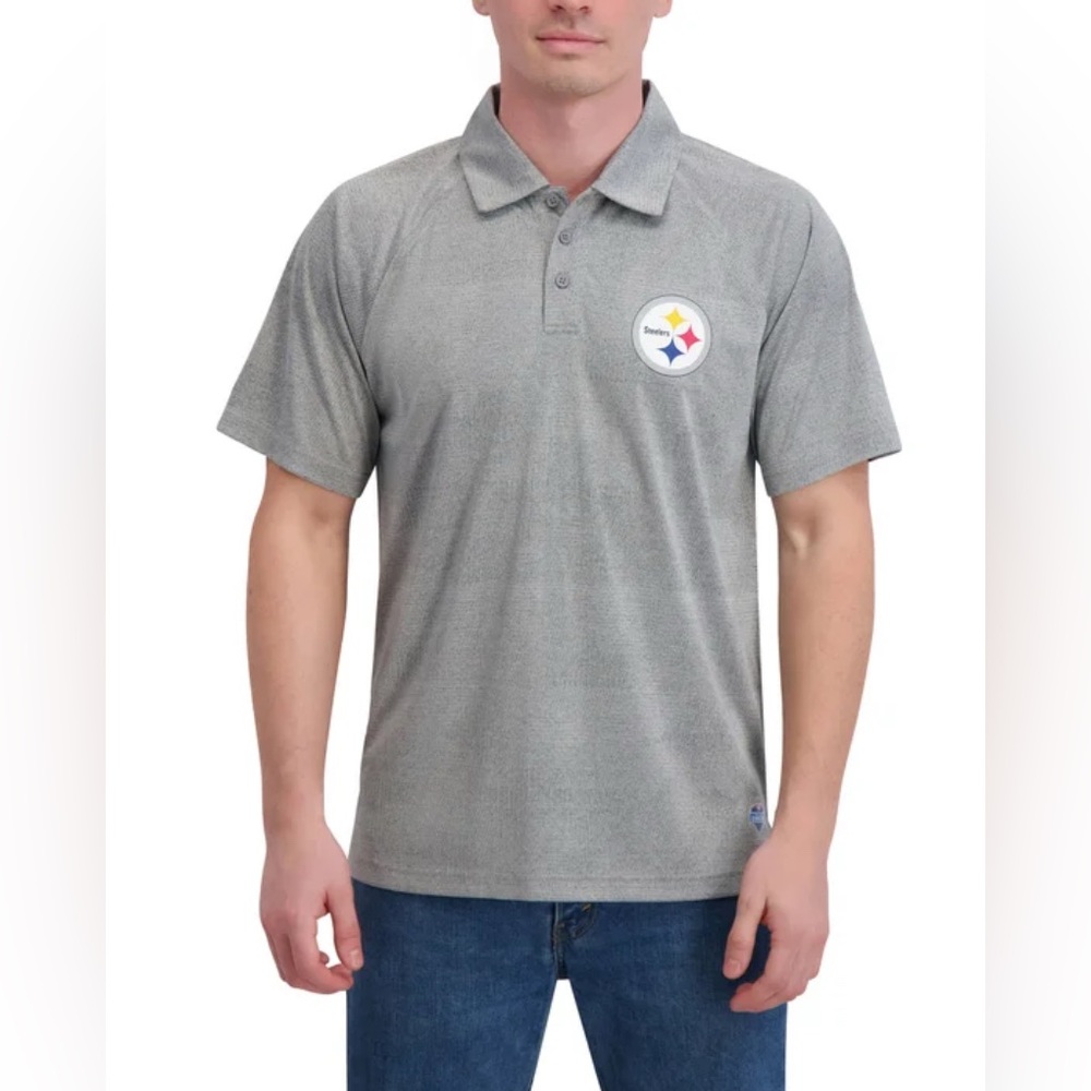 NFL Mens Polo - Pittsburgh Steelers NFL Licensed Polo Shirt - New with Tags